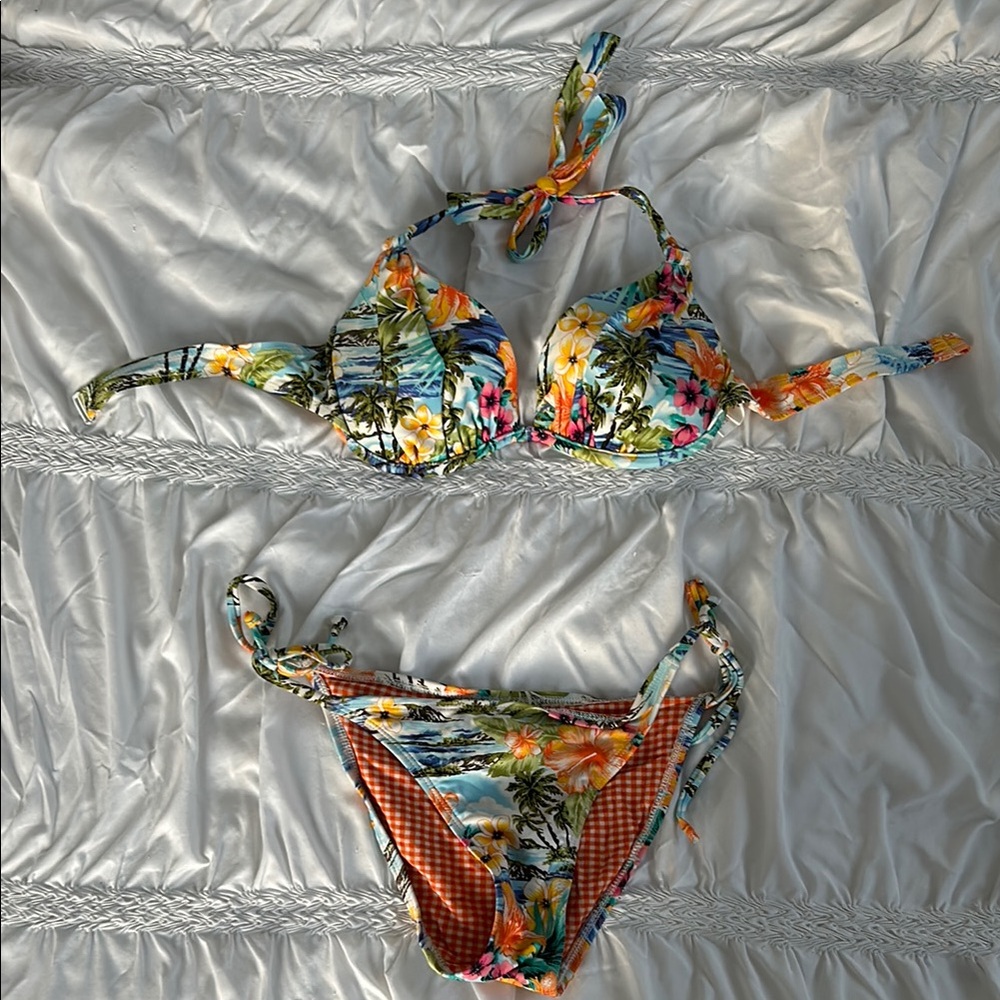 Tropical Floral Bikini Set
